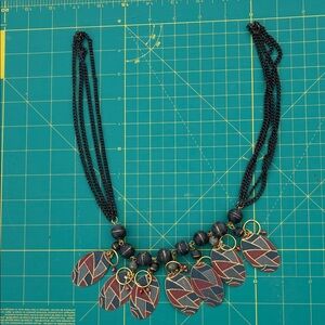 Elegant Black and Gold Necklace